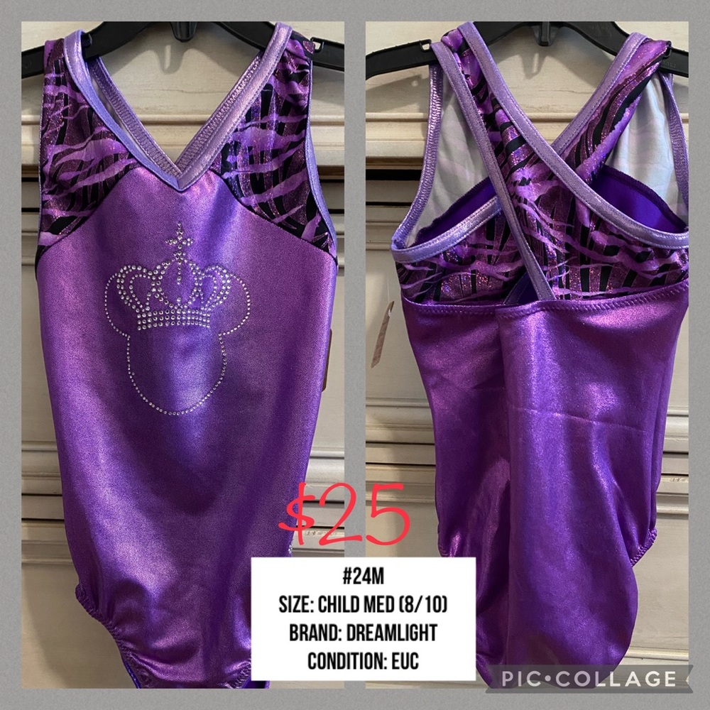 #24M Used Child Medium Dreamlight Leotard